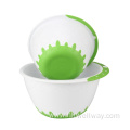 Plastic mixing bowl set With Handle And Base